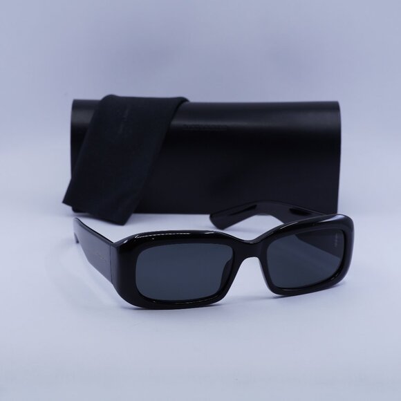 Final Price! Saint Laurent SL809 001 Black/Grey Sunglasses - Picture 1 of 11